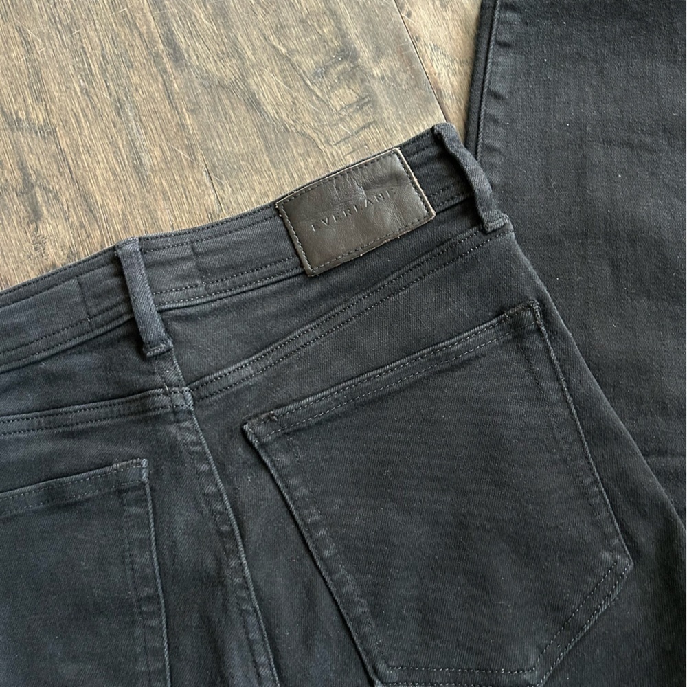 Everlane Way-High Skinny Jeans Black Organic Cotton 27 - Picture 5 of 5